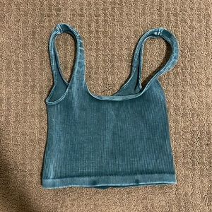 Free People Happiness Runs Square Crop Top